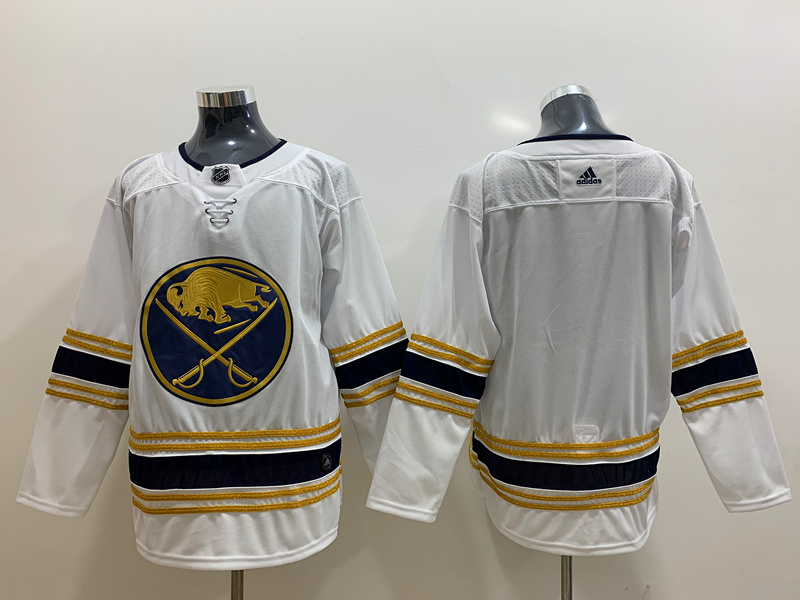 Men's Buffalo Sabres White Blank Jersey